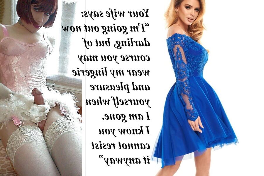 Lingerie Fetish Captions