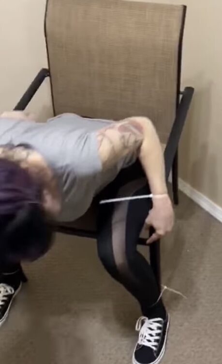 Tattooed Milf, Bondage, Leggings, Spandex, Non Nude