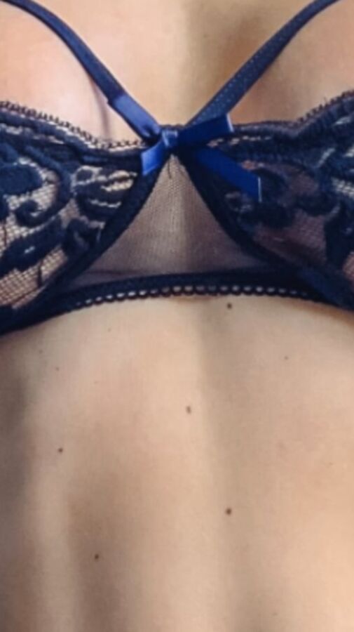 Trying on my gorgeous new lingerie from an admirer thank you
