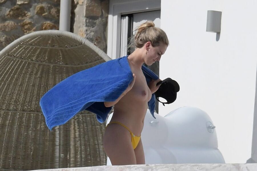 Nude in public