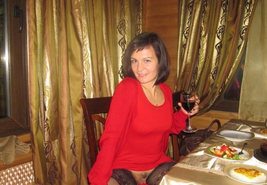Lady in red
