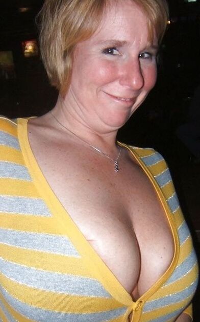 Clothed Mature - Big Boobs