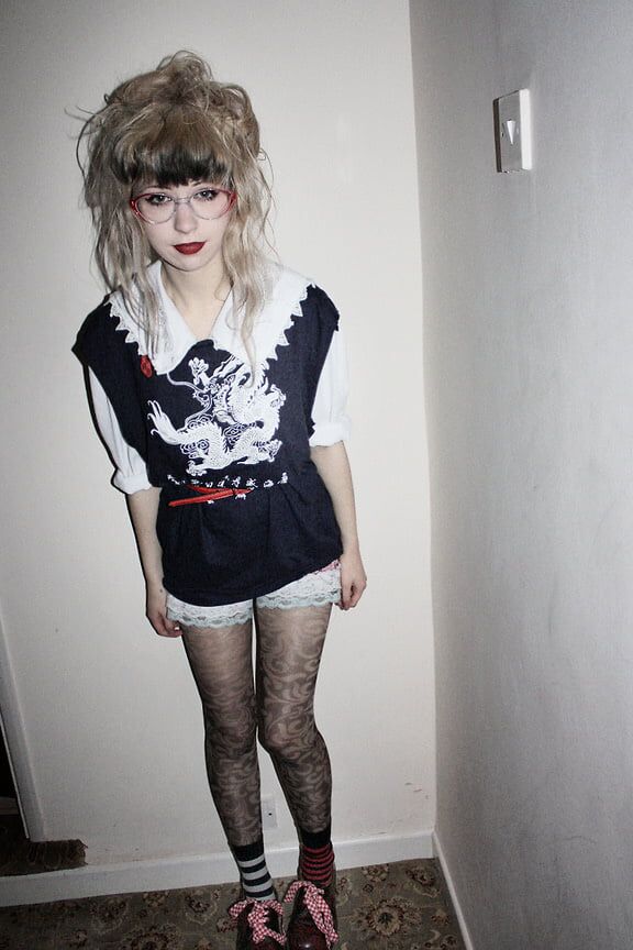 Anorexic GF in Tights