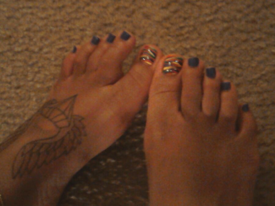 Asian wife feet &amp; toe rings &amp; anklets