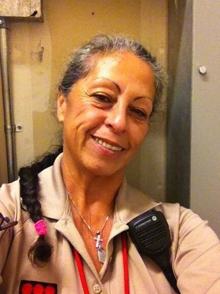 Big Tit Mexican Granny Security Guard