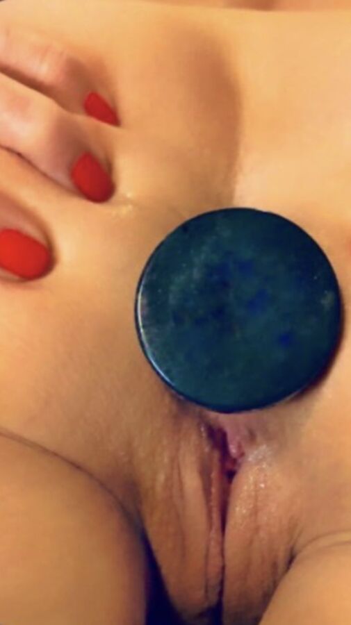 Not getting much cock lately so trying my new butt plug