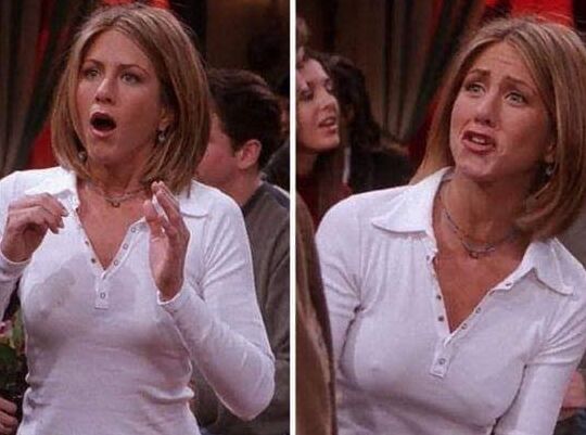 Celebrity cleavage