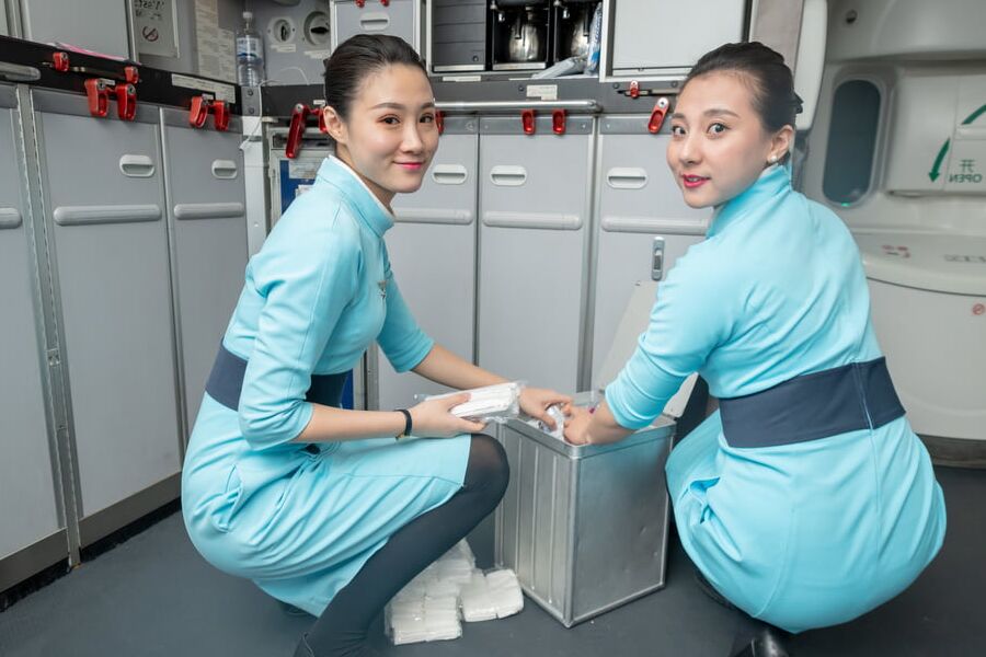 Pantyhose Flight Attendants