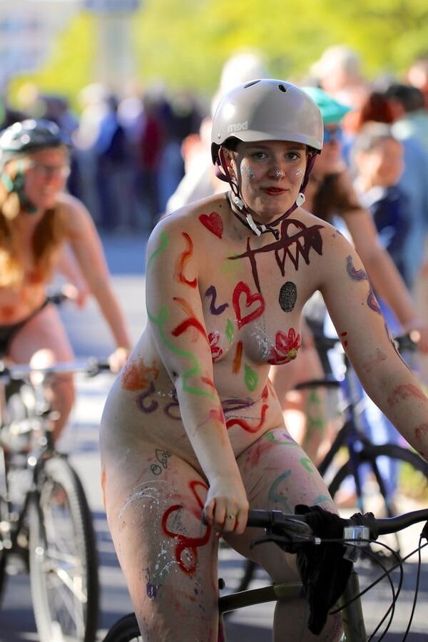 Girls of Bellingham WNBR World Naked Bike Ride