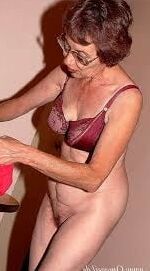 Granny with great figure