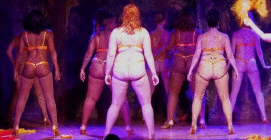 Sexy thong asses of burlesque