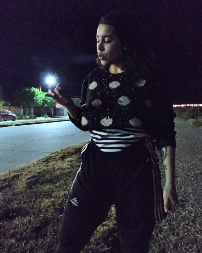 Argentinian Latina Smoking Goth bitch whore