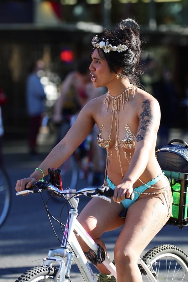 Girls of Bellingham WNBR World Naked Bike Ride