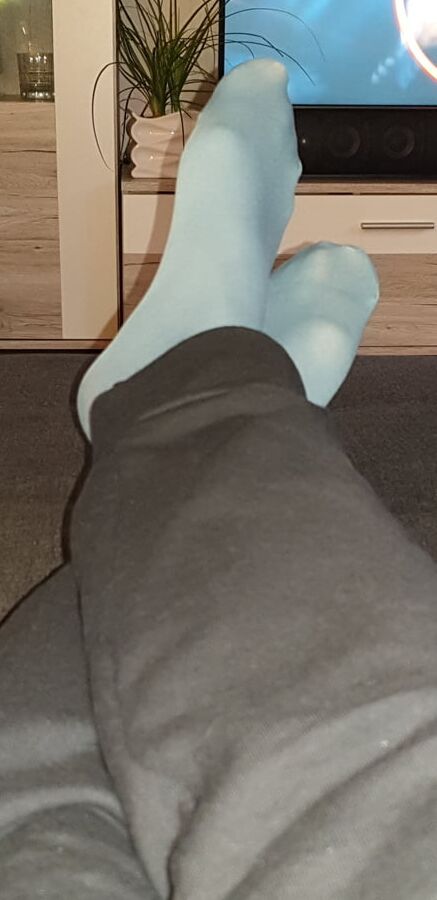in strumpfhose entspannen