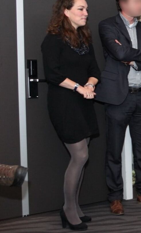 Two Mature Business Cunts in Pantyhose - Who Gets it First?