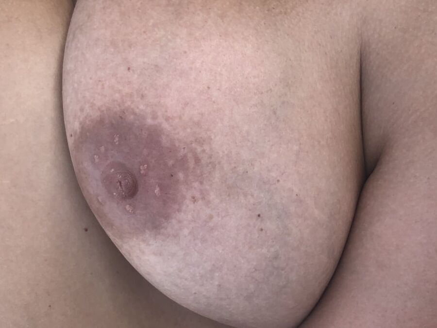 My wife with her pussy and tits out on vacation