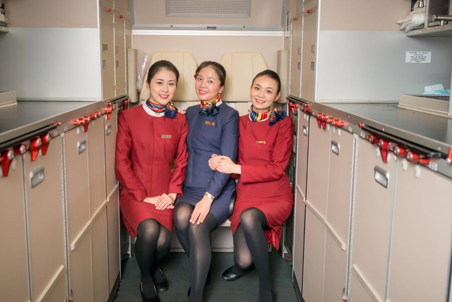 Pantyhose Flight Attendants