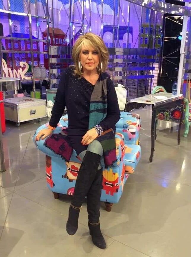 Female Celebrity Boots &amp; Leather - Lydia Lozano