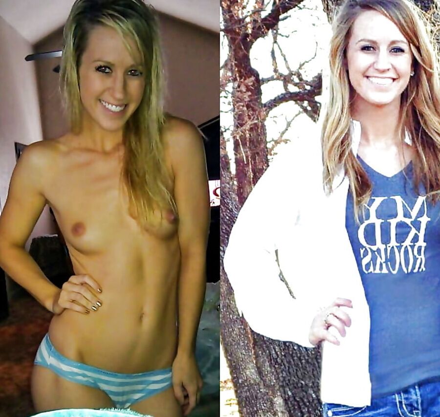 Before and After - Girls with Small and Perky Tits
