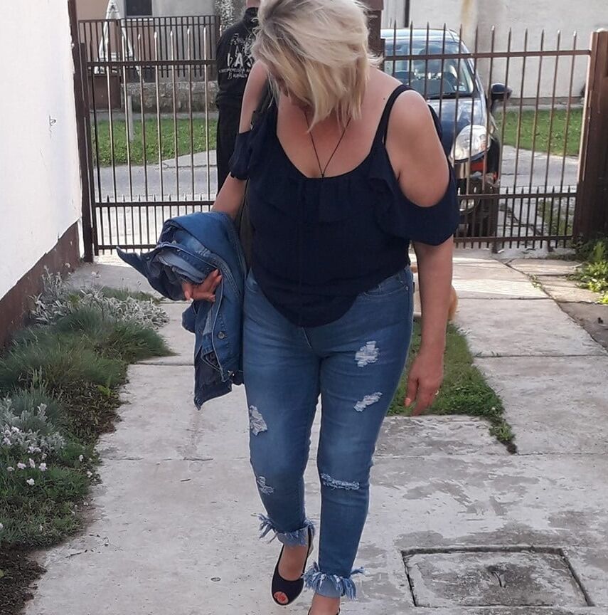 clothed mature blondes