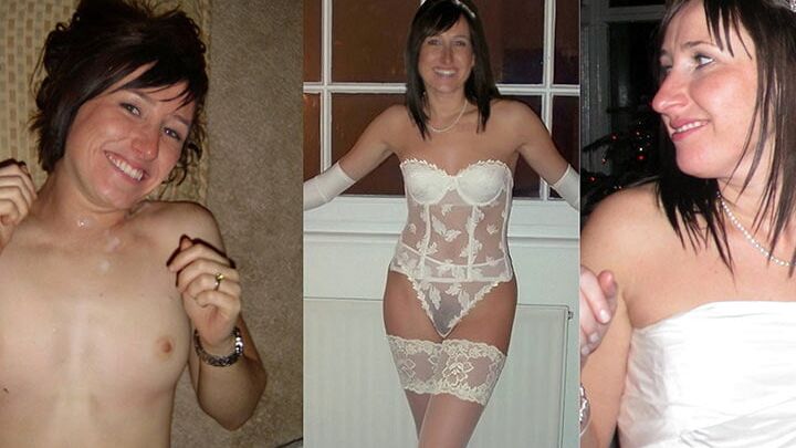 Here cums the bride