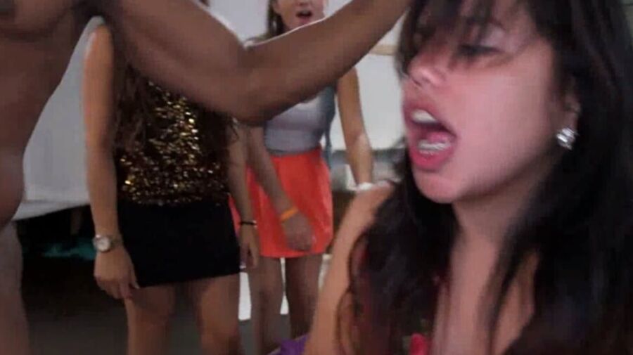 Hair Saloon Party Blowjob