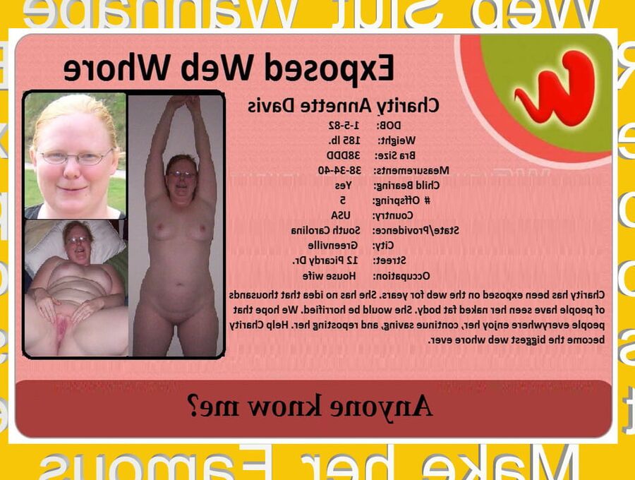 Expose Web Slut Charity