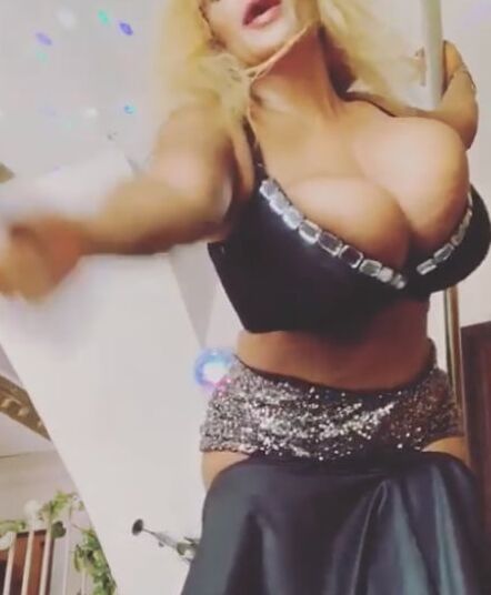 Big tits barely contained