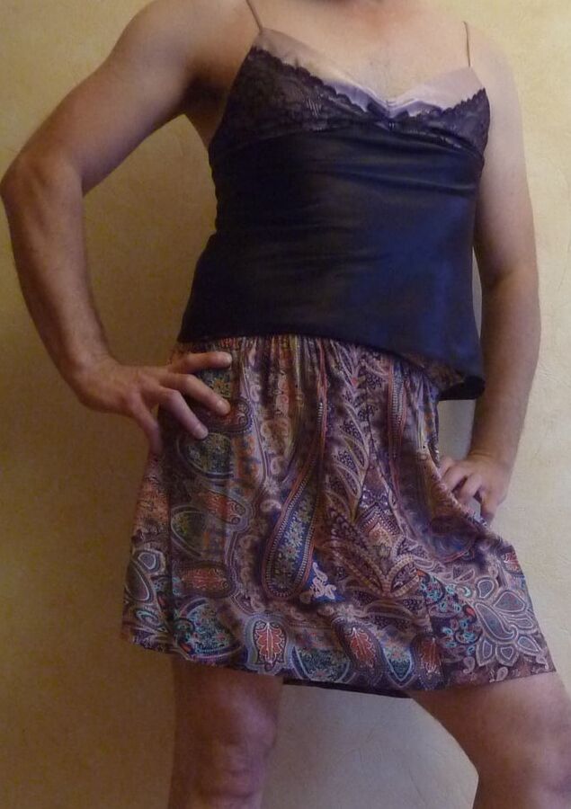 Little whore in dress - ass ready to fuck