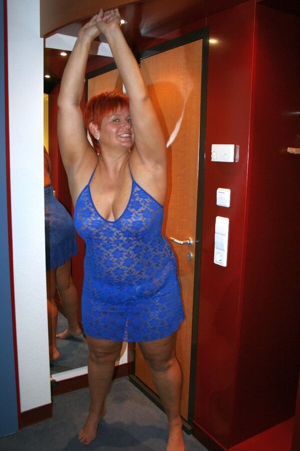 Posing in Blue ...