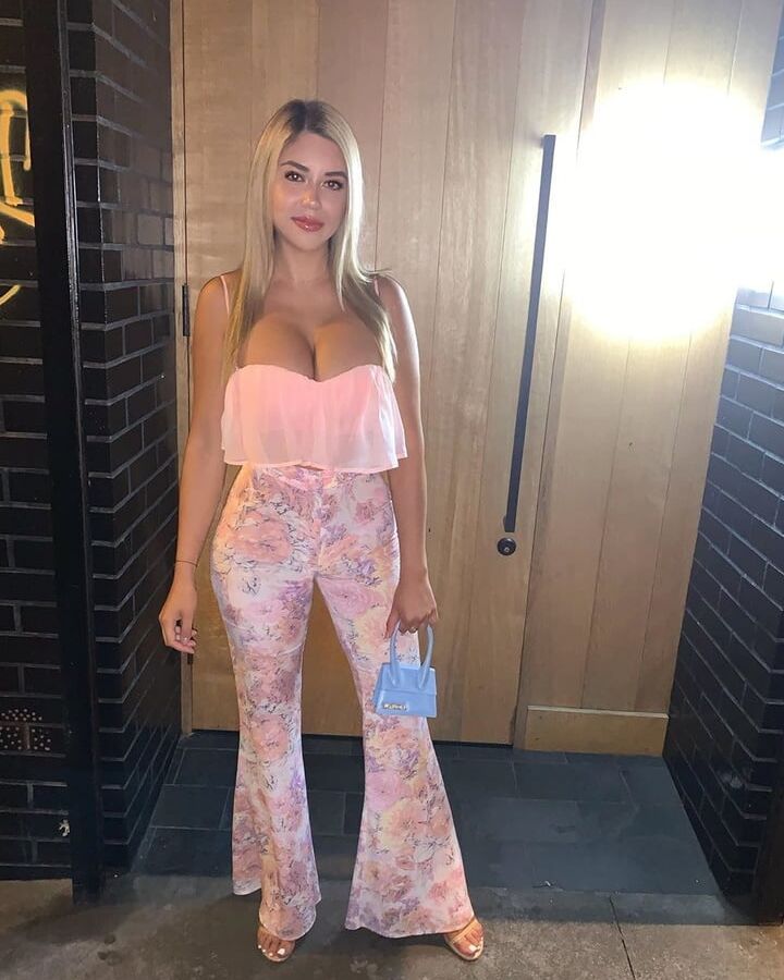 Big tits barely contained
