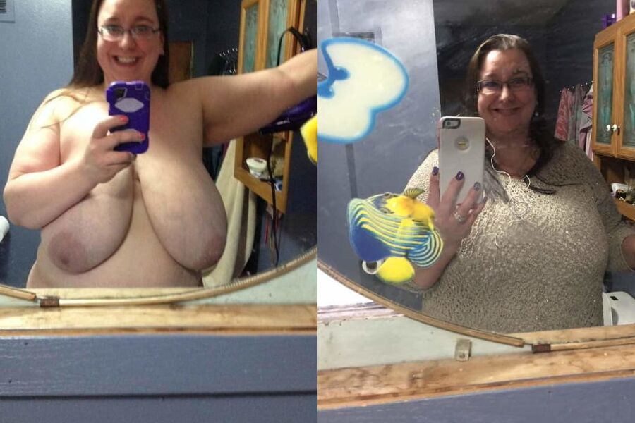 On off huge boobs