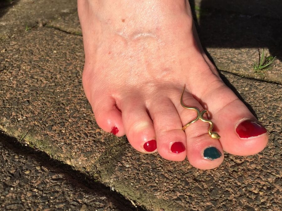 Our neighbours sexy feet