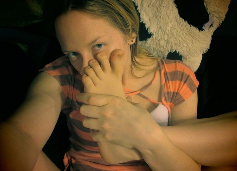 Girls Smelling Own Feet