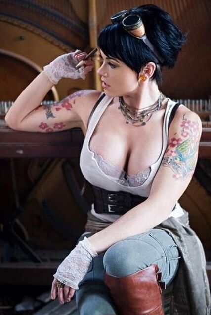 Big tits barely contained