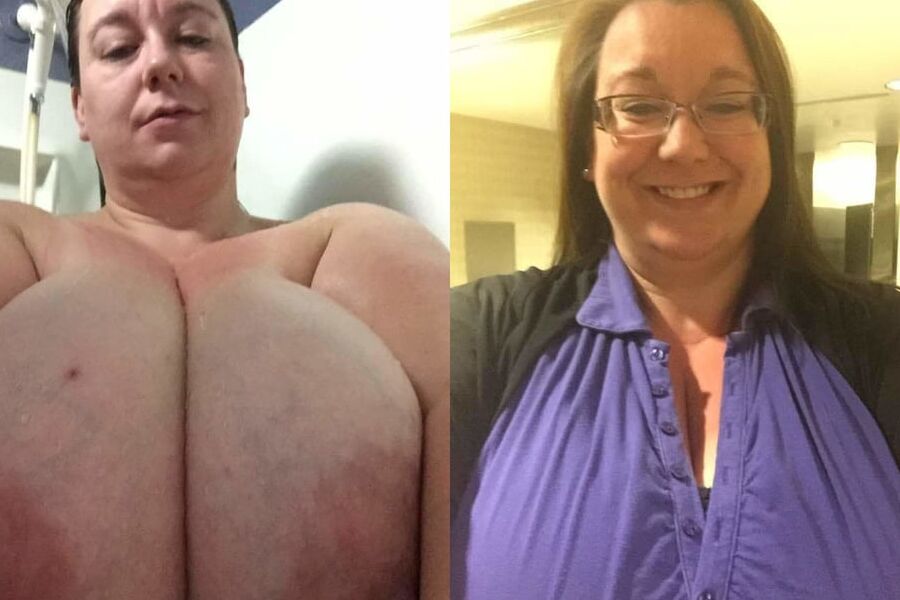 On off huge boobs