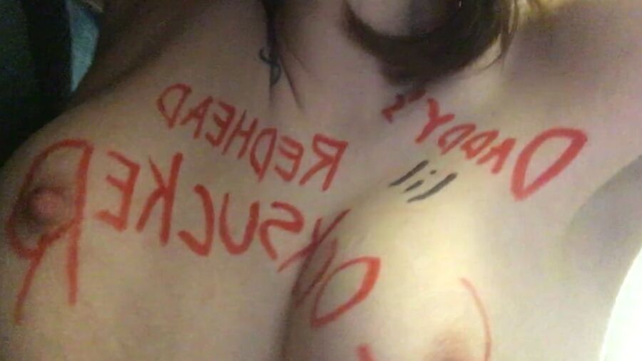 Someone got into the markers...