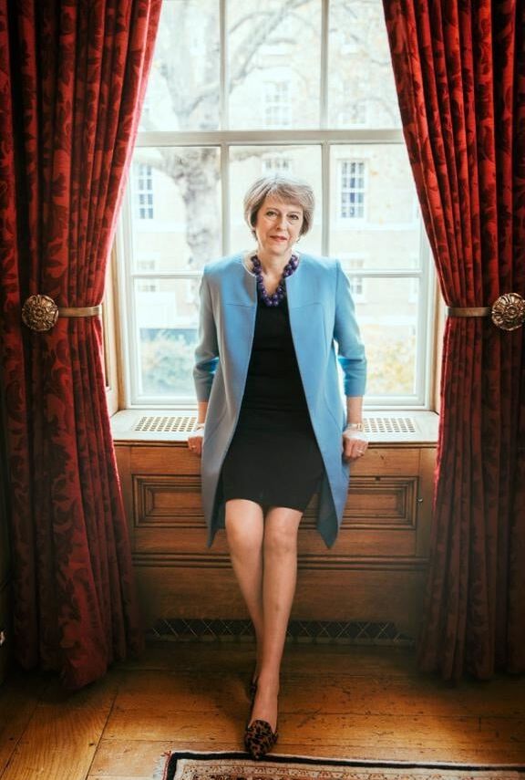 Die britische Politikerin Theresa May