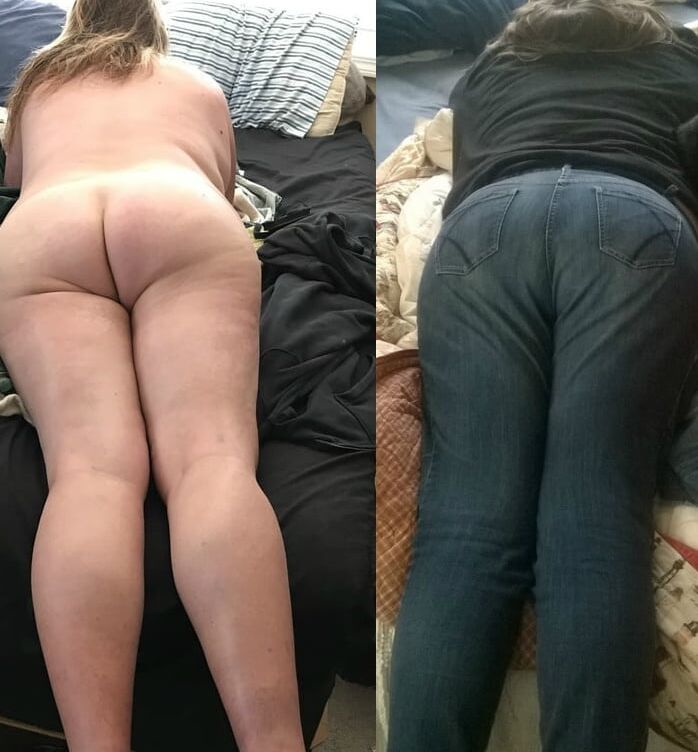 Average wives clothed unclothed