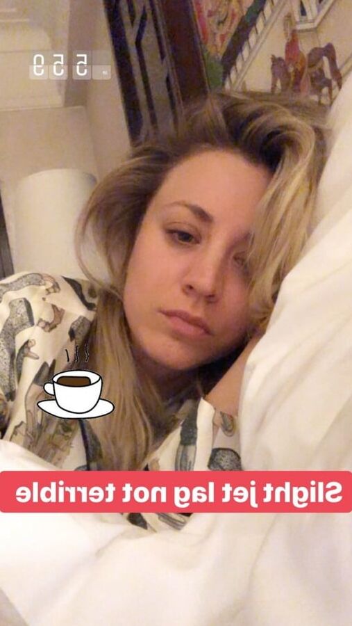 kaley cuoco social media