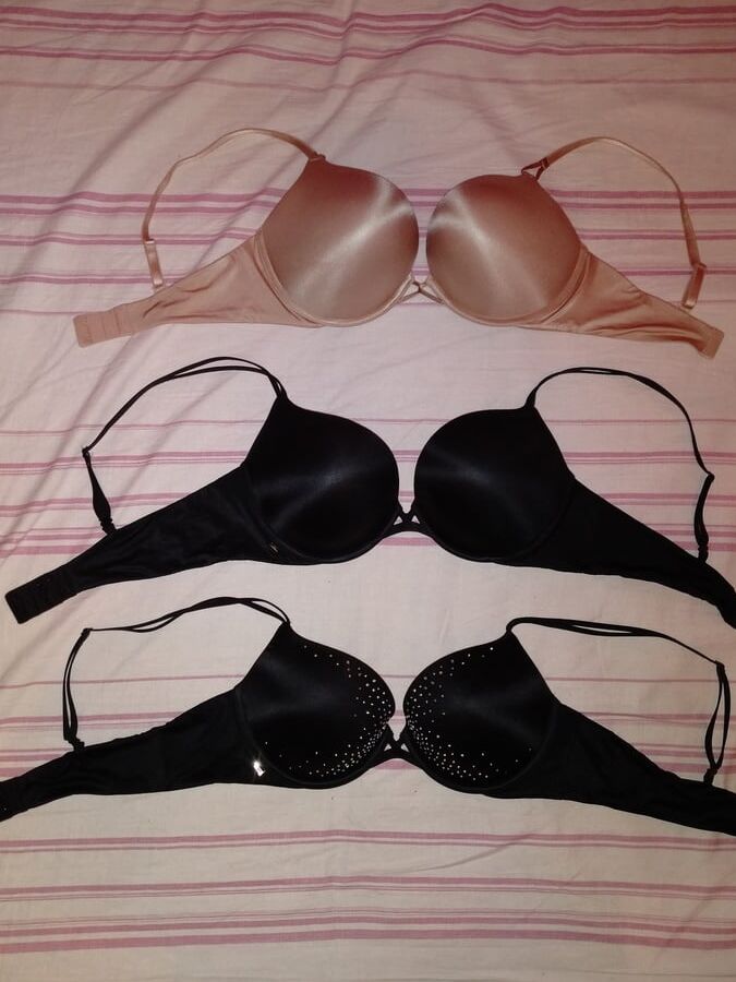 a small collection of bras vs my girlfriend