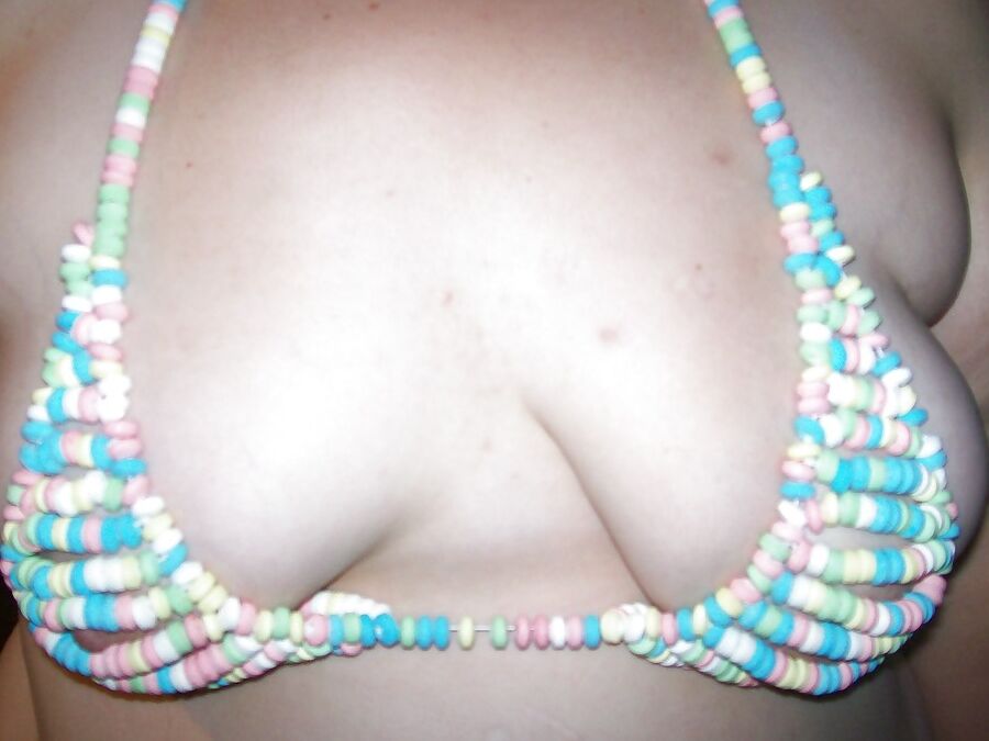 my wife -  yard titties