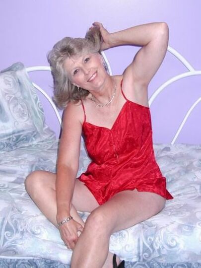 Mature red silk