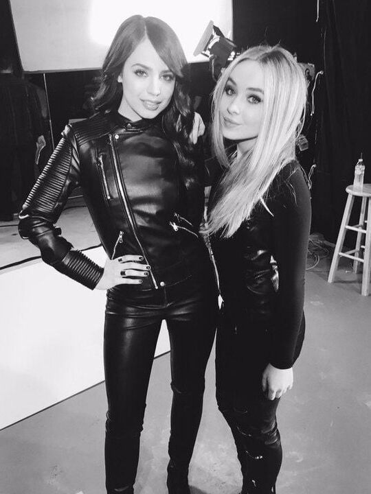 Female Celebrity Boots &amp; Leather - Sofia Carson