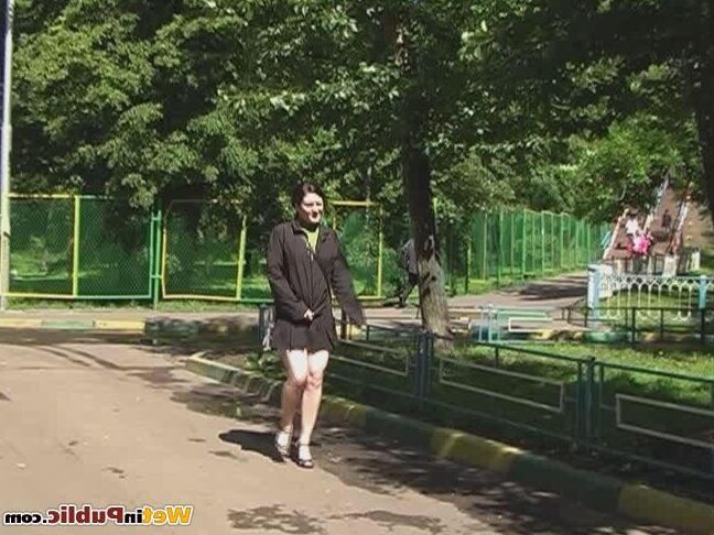 piss on black skirt