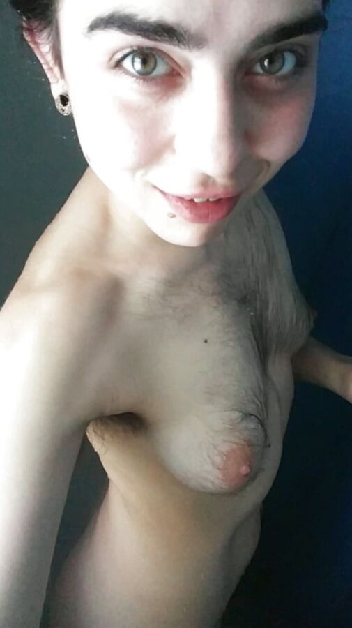 Super hairy girl