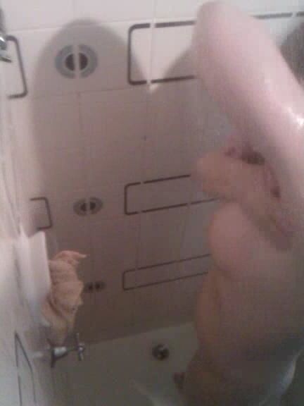 Mature shower time