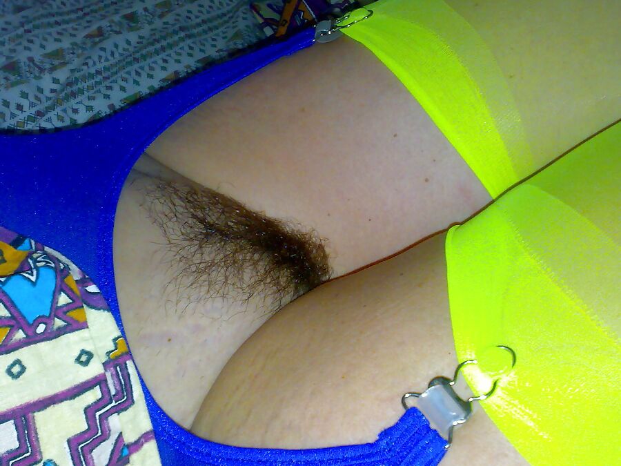 In yellow stockings
