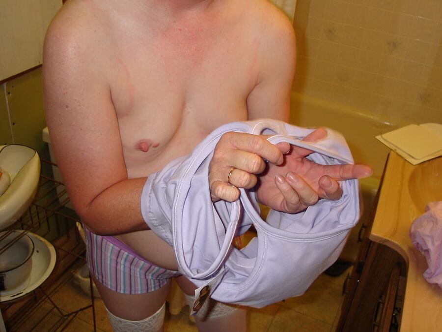 My wife getting out of the shower