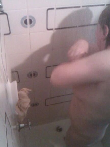 Mature shower time